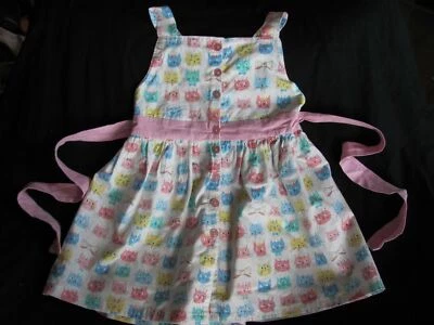 Top Gato Blanco Rosa Azul Veraniego Talla 6/7 Hecho a Mano Foto 1 de 4