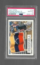 2020 Topps Throwback Thursday Ronald Acuna Jr-Braves-PSA GEM MINT 10