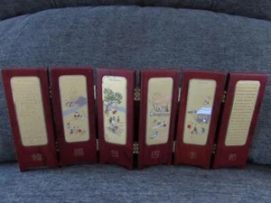 Mini schermo pieghevole coreano 6 pannelli delle 4 stagioni (come nuovo) - Foto 1 di 1