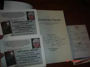 1st ed SIGNED CHINATOWN SQUAD CALIFORNIA HISTORY MULLEN - Picture 1 of 4