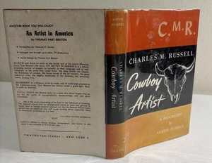 Charles M. Russell Cowboy Artist A Biography Martin Russell  1959 Hardcover DJ - Imagen 1 de 14