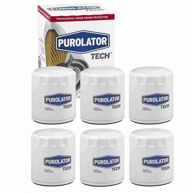 Filtro de aceite de motor Purolator 6 piezas para Jeep Comanche 1986 2,8 V6 X5VDB Foto 1 de 1