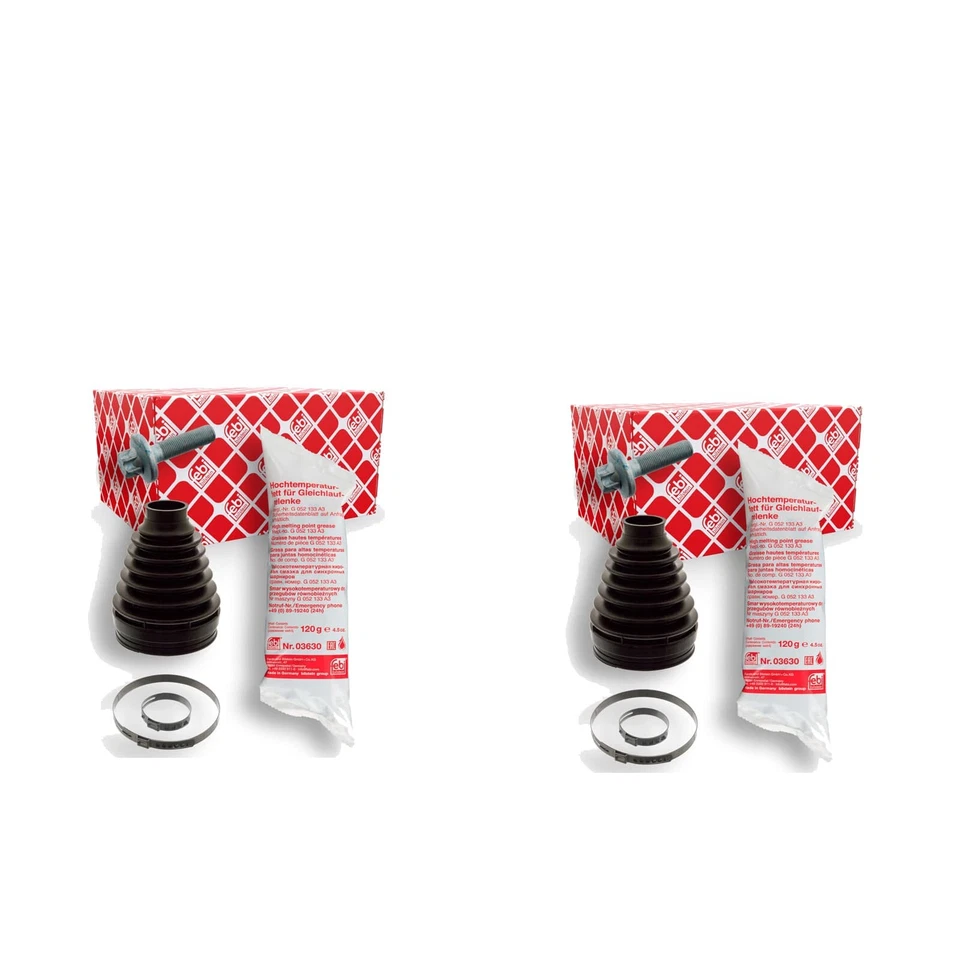 2X Febi Soufflet D'Essieu Lot Transmission Fin Convient pour Mercedes Classe A - Photo 1/4