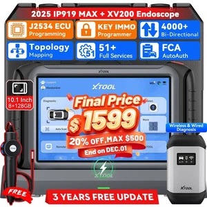 XTOOL TOP IP919 MAX J2534 ECU Programming Auto Diagnostic Scanner Key Programmer - Picture 1 of 20