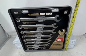 NOS Craftsman 8 Piece Metric Quick Wrench Extended Reach 8mm-16mm Set (42359). - Picture 1 of 13