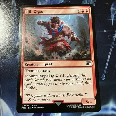 Hill Gigas - Final Fantasy - NM - MTG Magic - Common - Creature- Regular M/NM  - Image 1 of 2