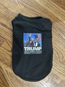 Trump Small XS dog outfit Shirt Black - Picture 1 of 3