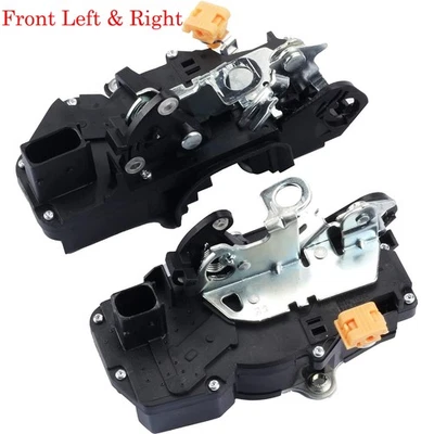 Door Lock Actuator Latch Front Left & Right Set For GMC Sierra Chevy Silverado - Image 1 of 4