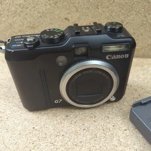 Canon PowerShot G7 10.0MP Compact Digital Camera Black - Picture 1 of 6