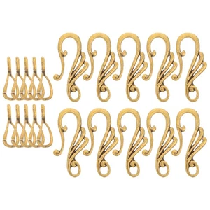 10 Sets Knebelverschluss Verschluss Verschlüsse Zum Selbermachen Schmuck Charm Knebelverschlüsse Ohrring - Bild 1 von 17
