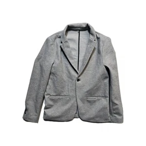 Zara Boys Blazer Gray  One Button  13-14 Knit  - Picture 1 of 3