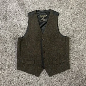 LE 2010 Harris Tweed Topman Men’s Wool Waistcoat Gilet Vest Sz UK 38 96 cm US 38 - Picture 1 of 14