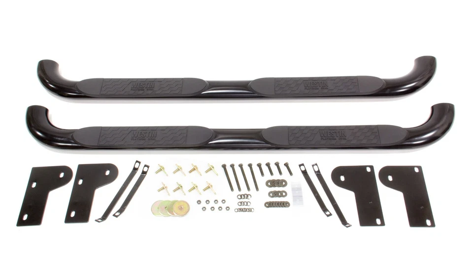 Black Nerf Bars for 2003-2009 Ram 3500 Side Step Bar Running Boards Ram Crew Cab - Imagem 1 de 1