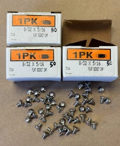 150 PCS 8/32 X 5/16 FLAT HEAD SOCKET CAP SCREW STAINLESS STEEL 316 - Picture 1 of 5