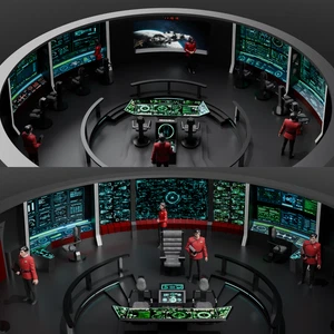 U.S.S. Enterprise NCC-1701-A Main Bridge - Star Trek VI The Undiscovered Country - Picture 1 of 65