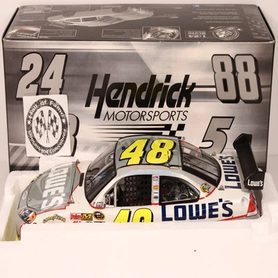 JIMMIE JOHNSON 2010 FLASHCOAT SILVER #48 LOWE'S CHEVY /766 MADE XRARE! - Image 1 of 4