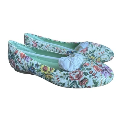 Novo! Sapatilhas de balé SAS Lacey florais tamanho 6 Cottagecore - Imagem 1 de 4