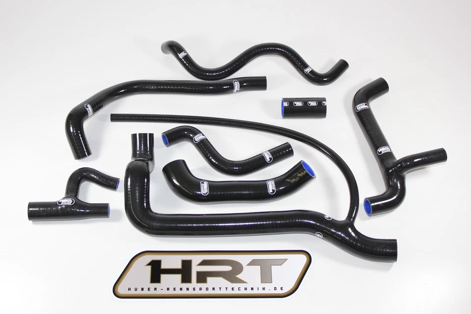 Samco Kühlwasser Silikonschlauchkit VW Corrado G60 1,8L PG 8V Schwarz Neu!! - Bild 1 von 1