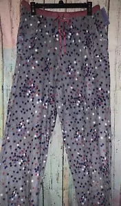 *New* XL Light Gray Poka Dotted Pajama Bottoms - Picture 1 of 9