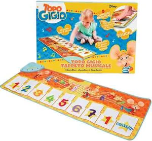 TAPPETO MUSICALE PER BAMBINI INTERATTIVO TOUCH GIOCHI PREZIOSI TOPO GIGIO - Imagen 1 de 9
