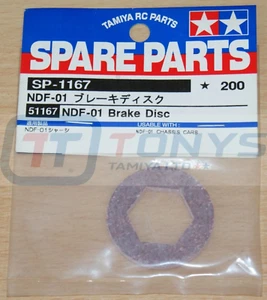Tamiya 51167 NDF-01 Bremsscheibe (Nitro Force/Blaster/Donner/Brecher/NDF01), Neu in Verpackung - Bild 1 von 2