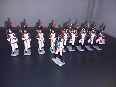 LOT DE 10 SOLDATS DE PLOMB NAPOLEON HAUTEUR 6 CM DANS LEUR ETAT - Photo 1/4