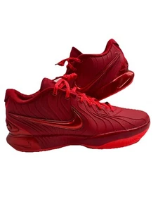 Nike LeBron XXI 21 James Gang Crimson Red Basketball Shoes Sz 18 NEW HF5951 600 - Picture 1 of 16