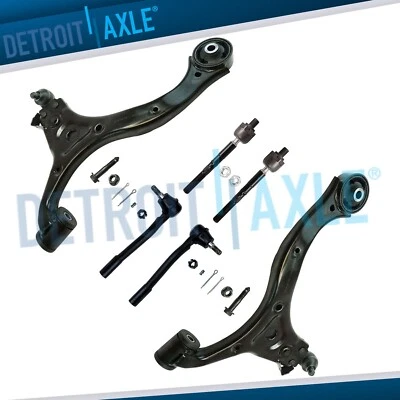 Front Lower Control Arms w/ Ball Joint Tie Rods for Hyundai Entourage Kia Sedona - Image 1 of 4