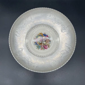 Triumph Limoges Dish Imperial Victorian White Gold 22k Wrought Farberware - Picture 1 of 9