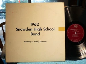 1962 SNOWDEN HIGH SCHOOL BAND Library Pennsylvania Anthony J. Girol Director VG- - Picture 1 of 4
