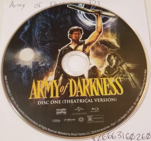 💿VTG💿Army Of Darkness💿D1 Theatrical Version💿Bluray 1992💿TESTED💿No Tracking - Picture 1 of 2