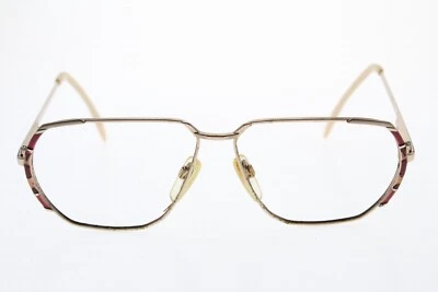 Óculos aviador geométrico dourado vintage Metzler 0731 362 Alemanha 58/12-135 aviador - Imagem 1 de 4