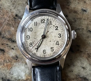 Leonidas WWII Military Men's Manual Watch (AKA HEUER) 17J Running Clean Movement - Picture 1 of 8