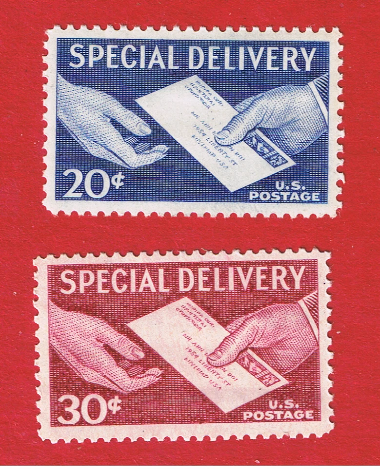 #E20-E21   MVFLH OG  Special Delivery   Free S/H - Image 1 of 1