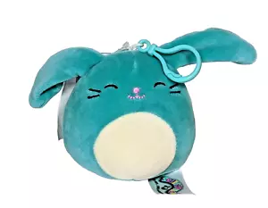 Squishmallow Easter 2022 3,5" clip coniglio verde acqua nuova etichetta campione design Kellytoy - Foto 1 di 7