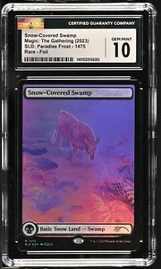 SNOW-COVERED SWAMP Secret Lair Foil Rare CGC 10 MTG [Nostalgium] - Picture 1 of 2