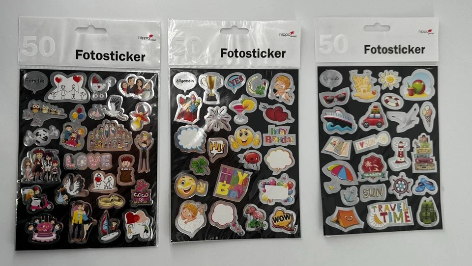 Hippo Design Sticker / Aufkleber Auswahl - Familie, Urlaub, Allgemein  - NEU - - Bild 1 von 1