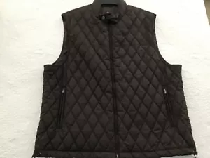 JOS A BANK TRAVELER brown QUILTED insulated VEST MEN XL never used EXCELLENT - Picture 1 of 7