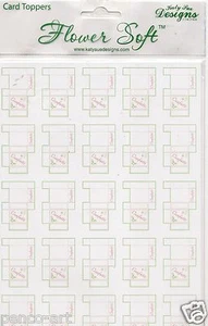 Flower Soft Confetti Box  Card Toppers craft Katy Sue Designs - Picture 1 of 1