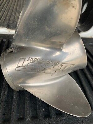 Quick Silver Laser II Prop 23P Stainless Steel Used • 112$