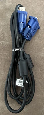 Samsung VGA Cable 5 Ft Male To Male 15 Pin BN39-00244L - Image 1 of 4