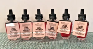 CHERRY ALMOND SHORTBREAD HOME FRAGRANCE WALLFLOWER REFILL BATH BODY WORKS LOT X6 - Picture 1 of 3