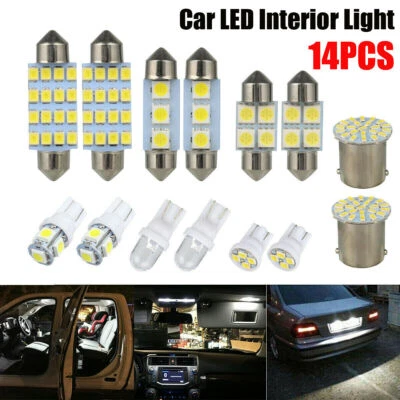 14x White light LED interior package kit For 1999-2016 Ford F250 F350 Super Duty Foto 1 de 4