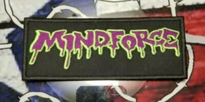 BESTICKTER MINDFORCE METALLBAND PATCH (Bitte Anzeige lesen) - Bild 1 von 3