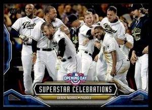 2016 Topps Opening Day Superstar Celebrations Derek Norris San Diego Padres - Picture 1 of 2