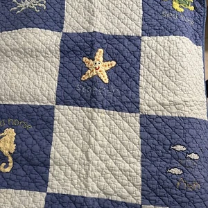 GAP Baby Blanket Sea Animals - Picture 1 of 8