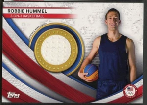 Robbie Hummel USAM-RH 2021 Topps Olympic Relic Memorabilia Card Fabric - Picture 1 of 1