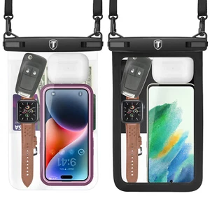 10 inch waterproof phone pouch,Universal Underwater Dry Bag Phone Case Cover 360 - Picture 1 of 11