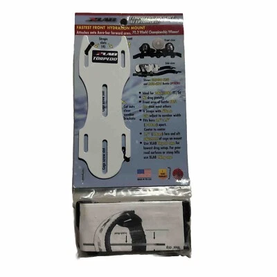 XLAB Torpedo Montaje Hidratación Frontal Aluminio BLANCO Entre Brazos Aero Triatlón Foto 1 de 4