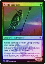 1x FOIL NETTLE SENTINEL - Elf - M25 - MTG - Magic the Gathering - NM